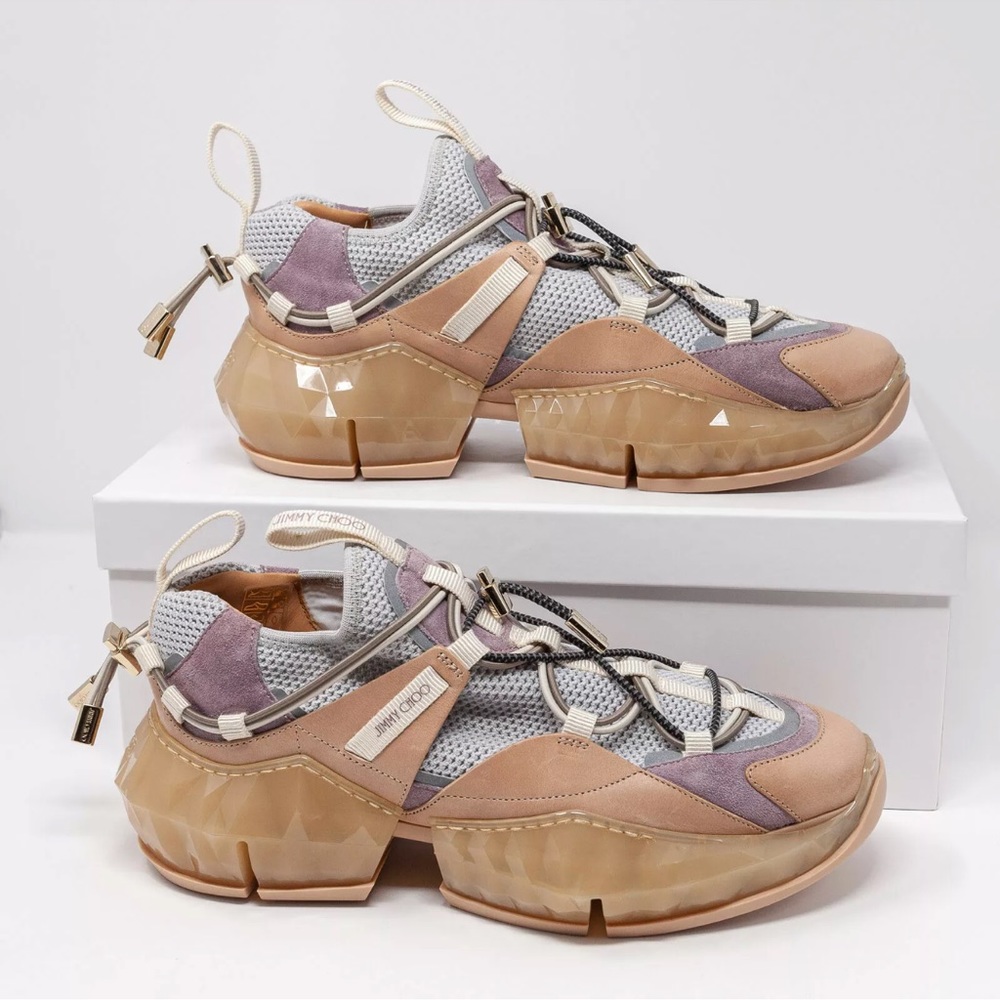 Jimmy Choo diamond sneakers woman’s US size 9 EU size 39.